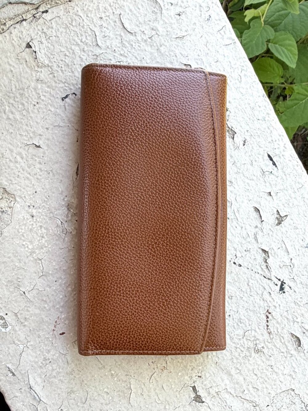 COACH Vintage Madison Italy Maple Kisslock Coin Purse Continental Clutch Wallet